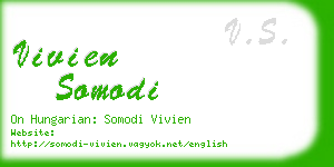 vivien somodi business card